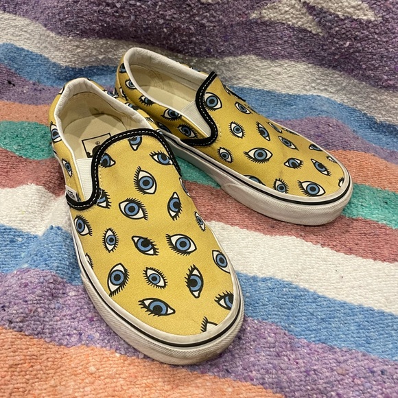 Vans Classic Slip On Looking Glass Blue Eyes - Picture 1 of 7